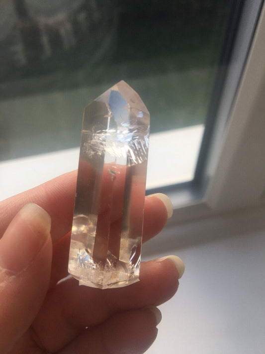 Clear Quartz Quality Crystal 20g 4.5cm Chunky Tower Point Obelisk Healing Energy