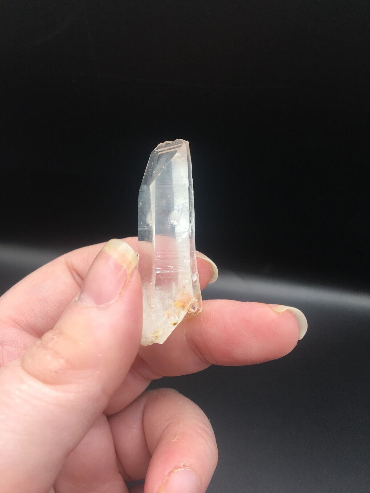 Lemurian Seed Quartz Clear Crystal Point Tower AAA Grade Mineral 5 cm 15g LQ7