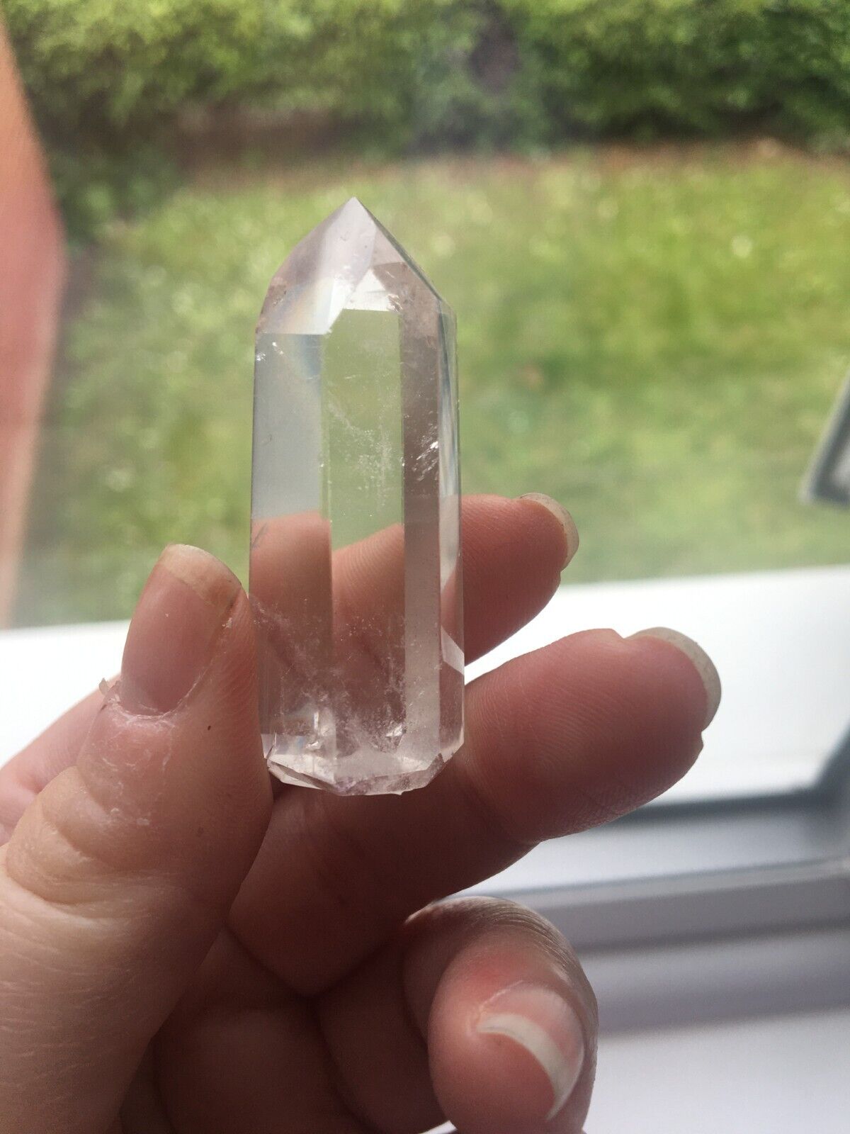 Clear Quartz Quality Crystal 25g 4.5cm Chunky Tower Point Obelisk Healing Energy