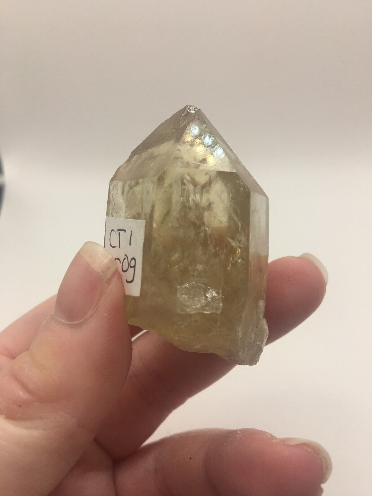 Raw Natural Kundalini Citrine 50g Crystal Mineral Raw Cluster Stone Specimen CT1