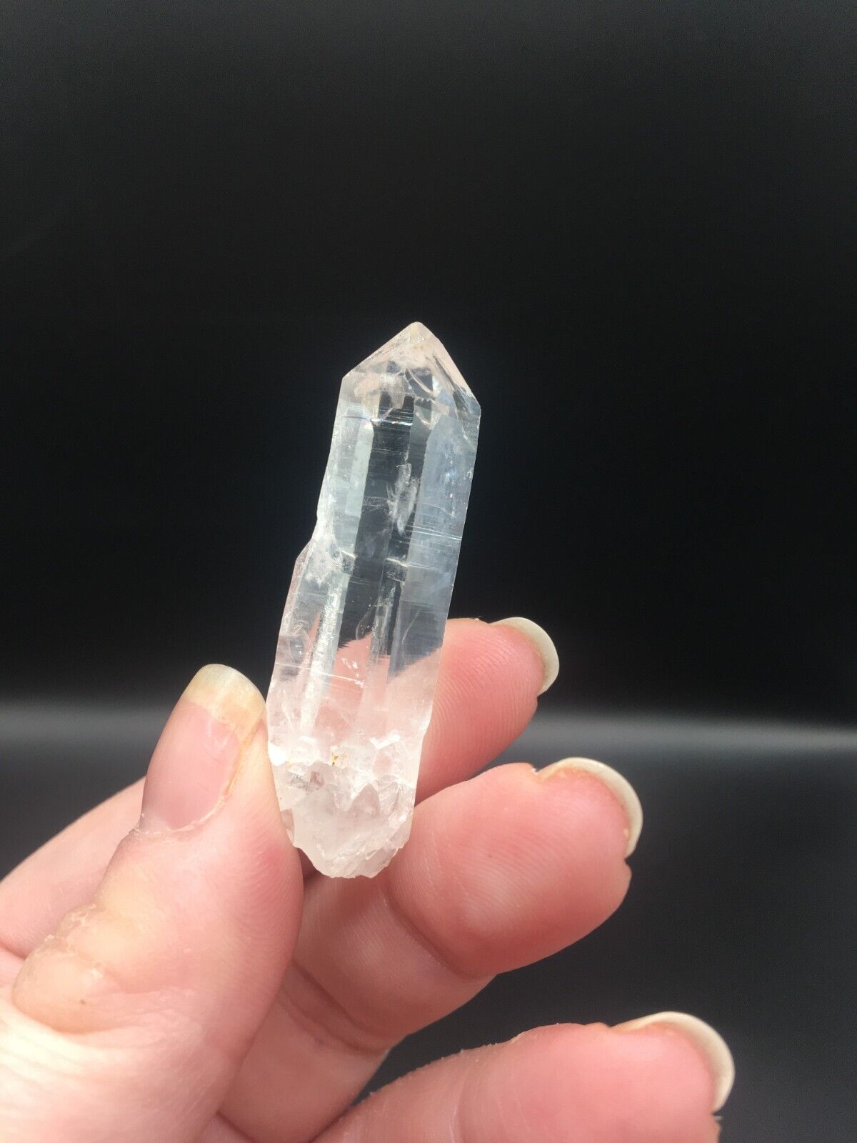 Lemurian Seed Quartz Clear Crystal Point Tower AAA Grade Mineral 4.5 cm 10g LQ6