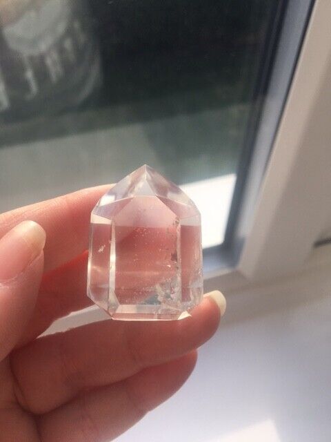 Clear Quartz Quality Crystal 30g 3.5cm Chunky Tower Point Obelisk Healing Energy