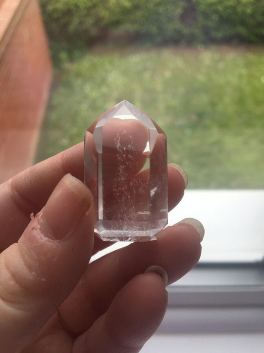 Clear Quartz Quality Crystal 15g 3.2cm Chunky Tower Point Obelisk Healing Energy