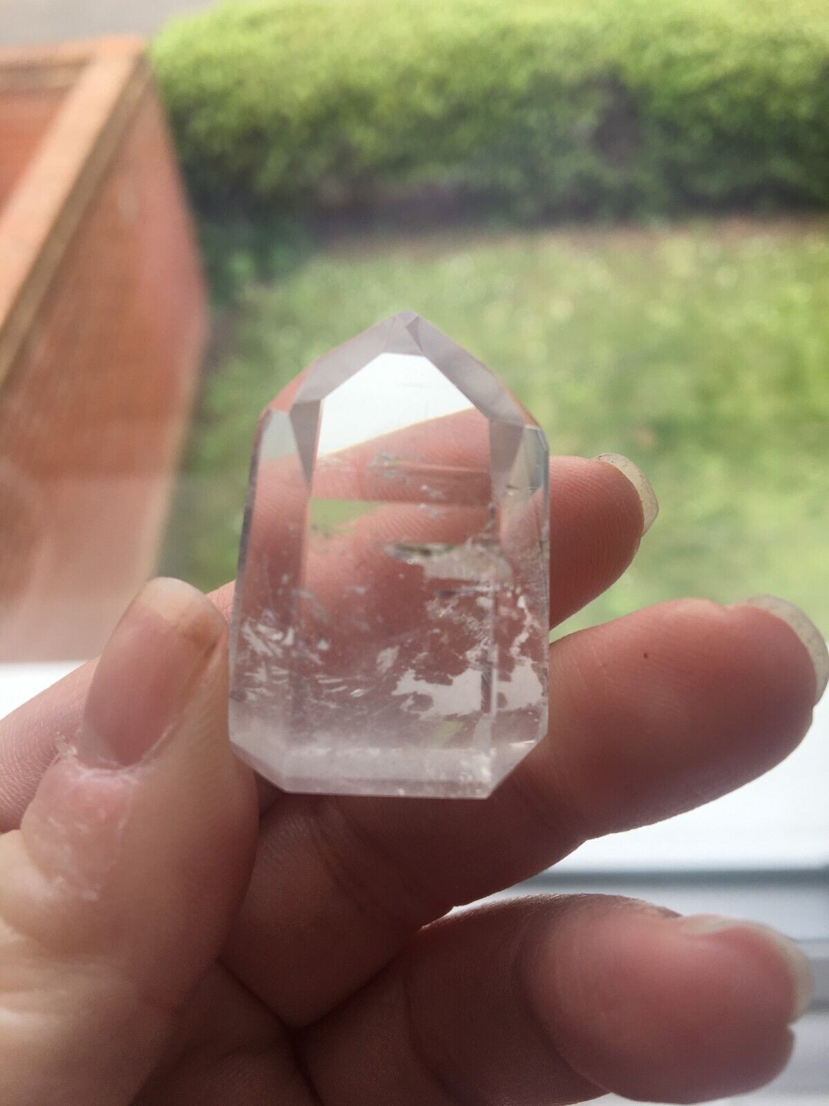 Clear Quartz Quality Crystal 20g 3.2cm Chunky Tower Point Obelisk Healing Energy