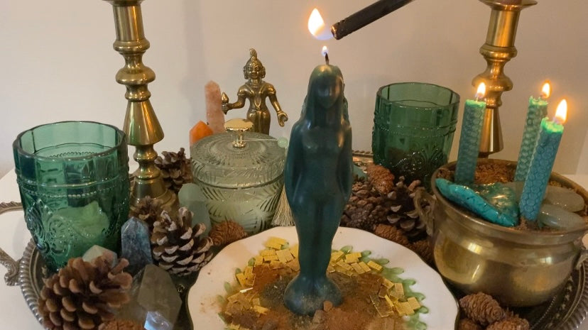 Pagan Money Spell, Wealth Prosperity and Abundance Candle Magic Ritual