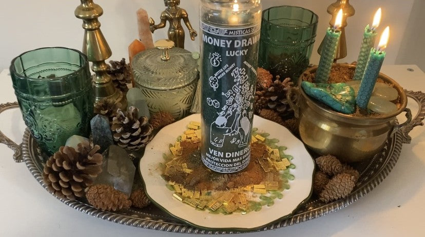 Supercharged Pagan 14-Day Vigil Candle Money Spell